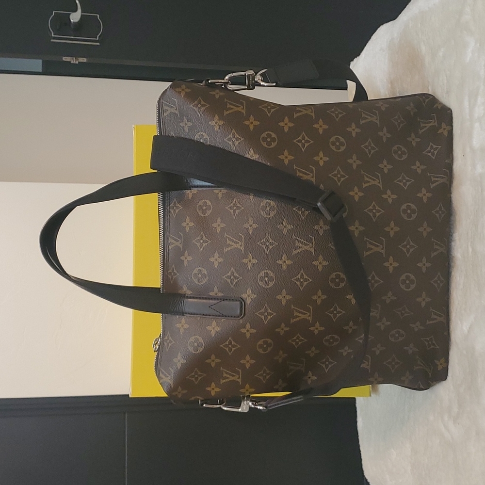 Louis Vuitton Monogram Macassar Kitan Tote